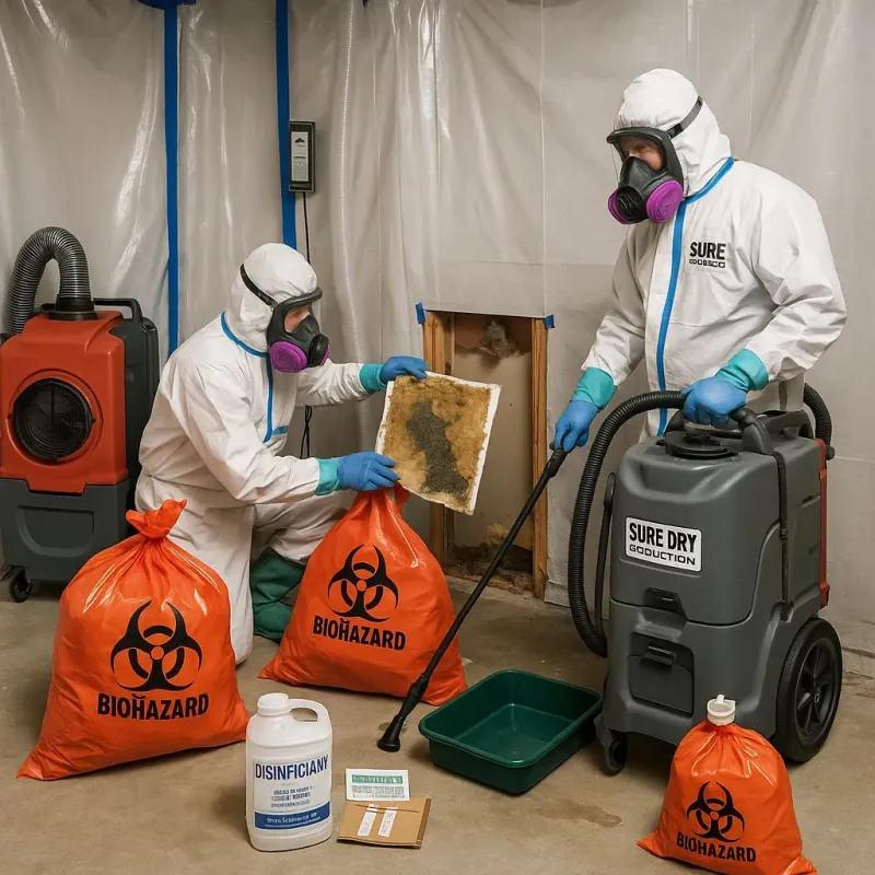 Contaminated Water Handling Protocols process in Bowman County, ND